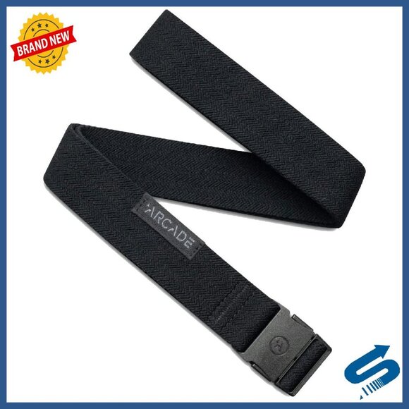 Slim Elastic Stretch Belt with Micro-Adjust Buckle for Active Wear